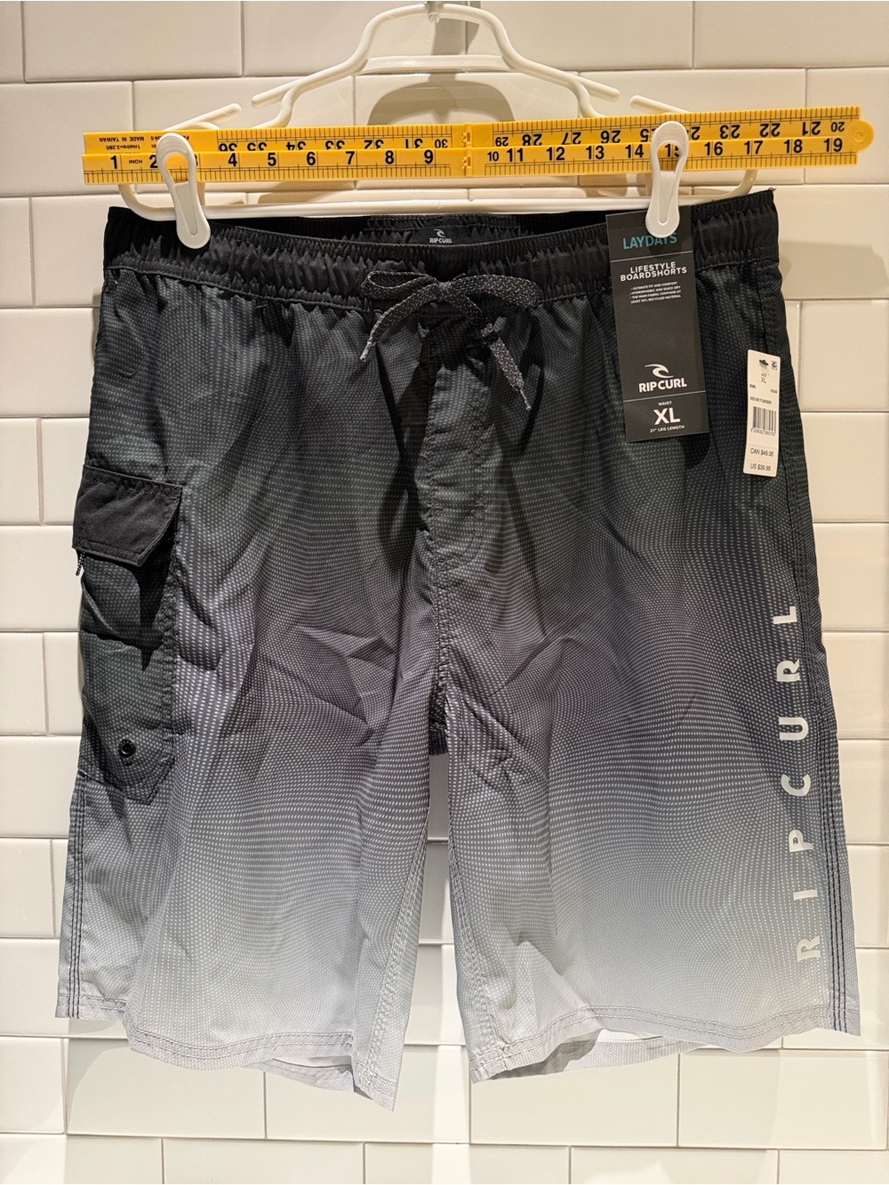 NWT XL Rip Curl Shock Easy Fit Men's Board Shorts Swim Trunks - Picture 3 of 6